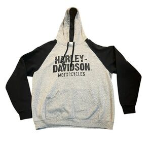Harley-Davidson Black and Gray Men's Sweatshirt